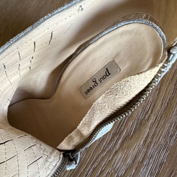 Paul Green CAYANNE PEEP TOE BOOTIE in Metallic Smoke - Picture 7 of 9